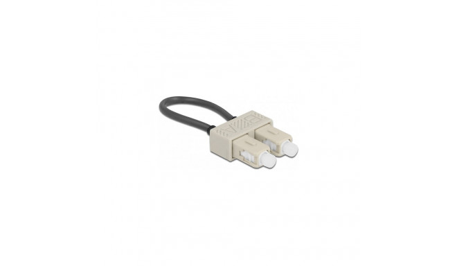 "Delock LWL Loopback Adapter SC / OM2 Multimode beige"