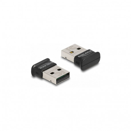 Delock USB Bluetooth 5.0 adapter, 1. klass, mikrodisain - tööraadius kuni 100 meetrit