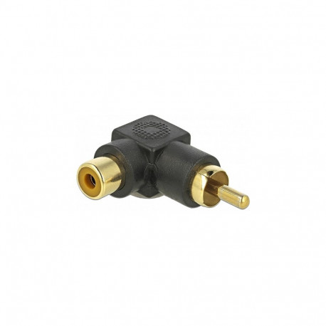 "Cinch Adapter Stecker zu Buchse gewinkelt"
