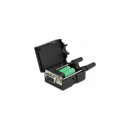 Delock D-Sub9 pesa klemmiplokk korpusega