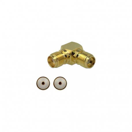 "Adapter SMA Buchse zu SMA Buchse 90° 3 GHz"
