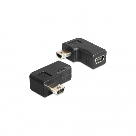 "Delock Adapter USB-B mini 5 Pin Stecker / Buchse 90°gewinkelt"