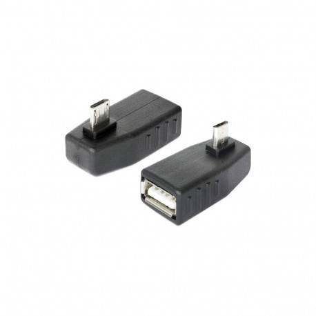 "Delock Adapter USB micro-B Stecker > USB 2.0-A Buchse OTG 90° gewinkelt"