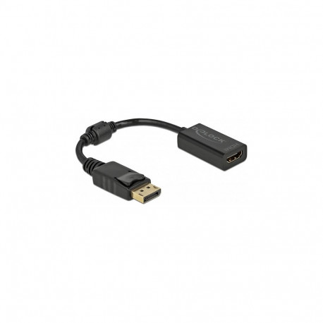 Delock DisplayPort 1.1 pistik HDMI pesa passiivne adapter, must