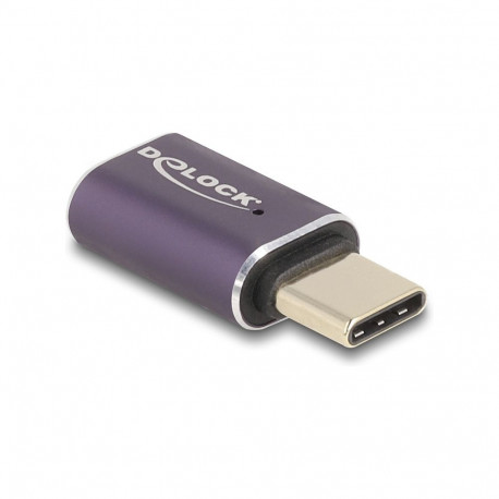 "USB Adapter 40 Gbps USB Type-C™ PD 3.1 240 W Stecker zu Buchse Portschoner 8K 60 Hz Metall"