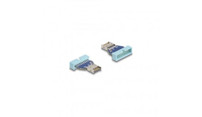 "Delock USB 10 Gbps Adapter Pfostenstecker zu intern USB Typ-E Key A Stecker"
