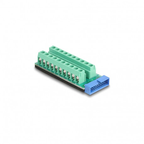 "USB Pfostenstecker zu Terminalblock Adapter 20 Pin"