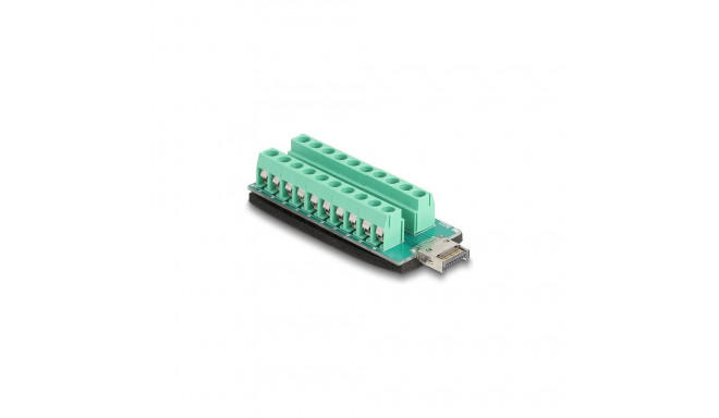 Delock USB Typ-E Key A pistik terminaliploki adapter 20 Pin
