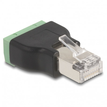 Delock RJ45 pistiku klemmiploki adapter 4 Pin