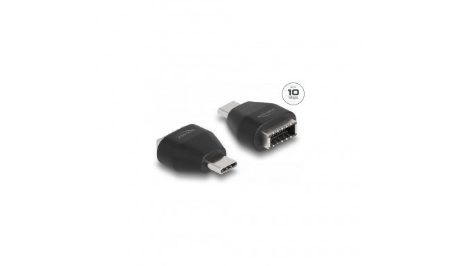 Delock adapter USB Type-C™ isane USB 10 Gbps Typ-E Key A emane, must