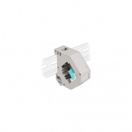 Delock DIN-liistu adapter Keystone SC Simplex pesa - SC Simplex pesa, aqua