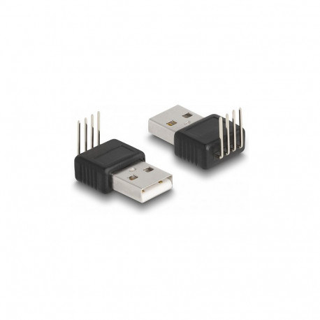 "Adapter USB 2.0 Type-A Stecker zu 4 Pin 90° gewinkelt"