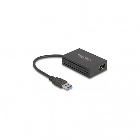 "Delock USB Typ-A Netzwerk Adapter Gigabit LAN 1 x SFP"