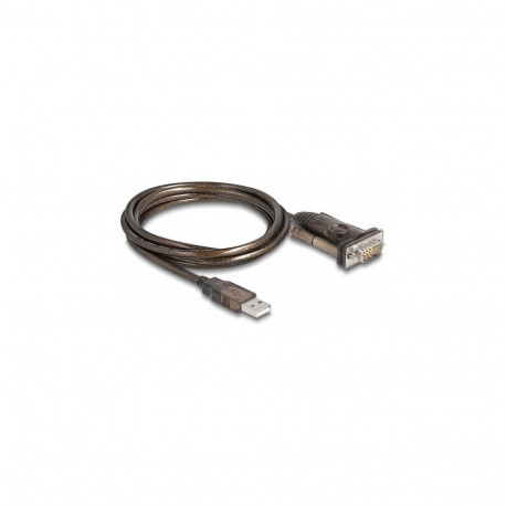"Adapter USB 2.0 Typ-A zu 1 x Seriell RS-232 D-Sub 9 Pin Stecker mit Schrauben 1,5 m"