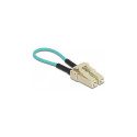 "Delock LWL Loopback Adapter LC / OM3 Multimode beige"