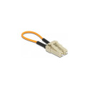 "Delock LWL Loopback Adapter LC / OM2 Multimode beige"
