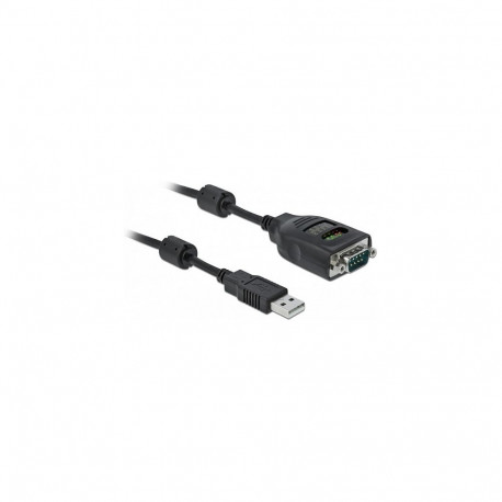 "USB Typ-A zu Seriell DB9 Adapter mit 9 LED RS-232 Tester"
