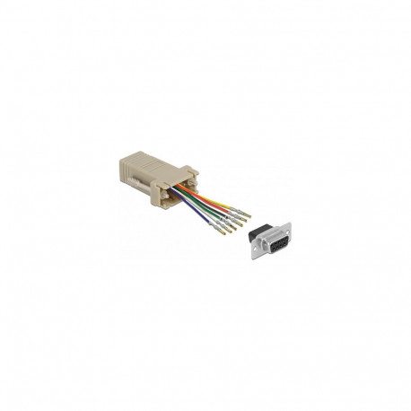 "D-Sub 9 Pin Buchse zu RJ12 6P/6C Buchse Montagesatz"