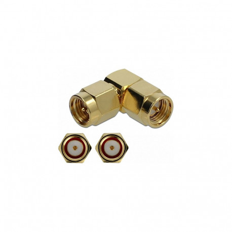 "Delock Adapter SMA Stecker zu SMA Stecker 90° 10 GHz"