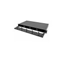Delock 19" optiline HD jaotuspaneel 1U must