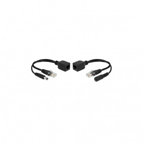 "Delock Passives PoE Adapter Set RJ45 DC 5,5 x 2,1 mm"