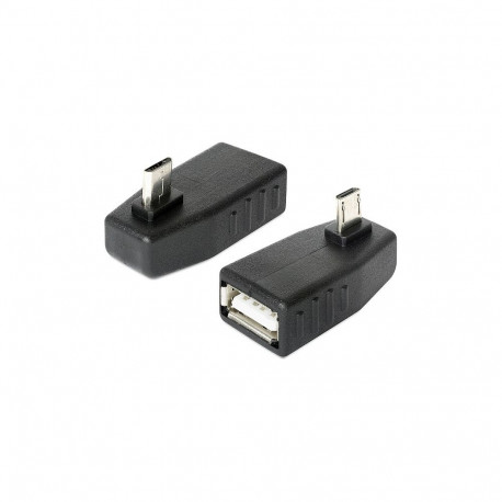 "Delock Adapter USB micro-B Stecker > USB 2.0-A Buchse OTG 270° gewinkelt"