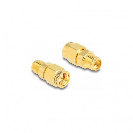 Delock SMA pistik - SMA pesa adapter C6801