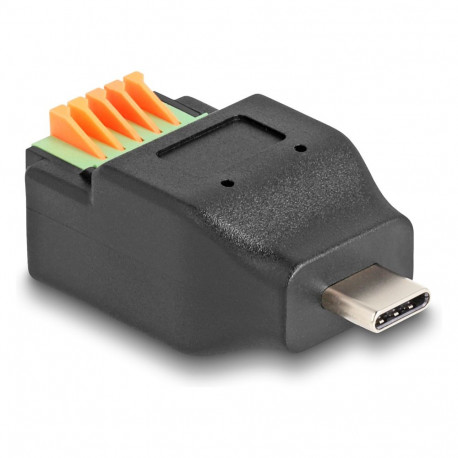 USB Type-C™ 2.0 pistikust klemmliistule adapter surunupuga