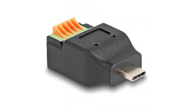 Delock USB Type-C™ 2.0 pistik-terminaliploki adapter surunupuga