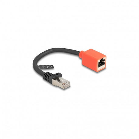 Delock RJ45 seadmekaitse adapter Cat.6A S/FTP 20 cm (Break Away adapter)