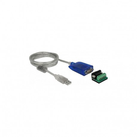 "Adapter USB Typ-A zu Seriell RS-422/485 DB9 mit Überspannungsschutz 600 W und erweiterter Temperatu