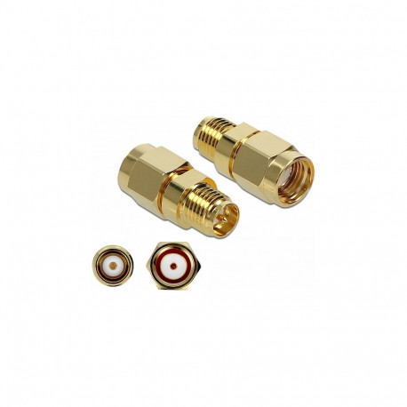 "Delock Adapter RP-SMA Stecker zu RP-SMA Buchse 10 GHz"