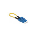 "Delock LWL Loopback Adapter LC / UPC Singlemode blau"