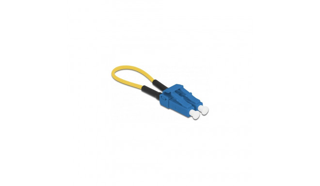 "Delock LWL Loopback Adapter LC / UPC Singlemode blau"