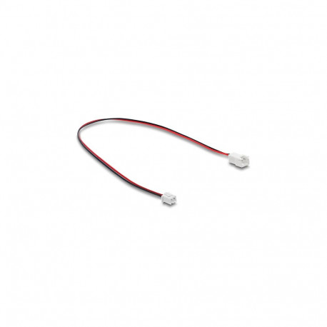 "Delock Lüfter Verlängerungskabel JST Stecker zu Buchse 2 Pin, Steckerlänge 7 mm, 30 cm"