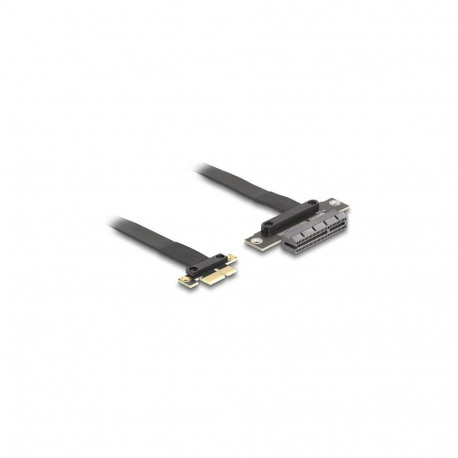 "Delock Riser Karte PCI Express 3.0 x1 Stecker zu x4 Slot mit Kabel 30 cm"