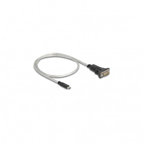 "Delock Adapter USB Type-C™ zu 1 x Seriell RS-422/485 Stecker mit 6 Pin Terminalblock 5 V 0,5 m"