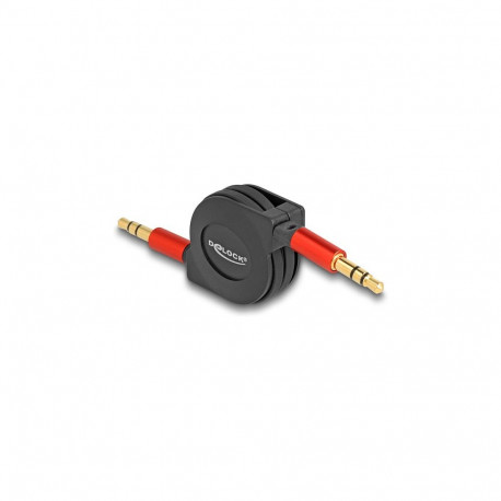 Audio keritav kaabel 3,5 mm 3 kontaktiga pistikust pistikusse 90cm