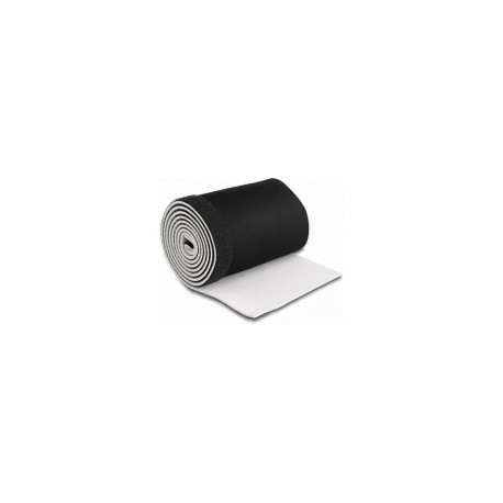 "Delock Kabelschlauch Neopren flexibel mit Klettverschluss 1,5 m x 135 mm schwarz / weiß"