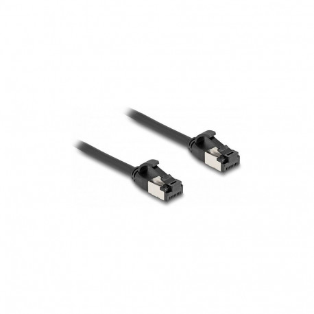 Delock RJ45 kaabel pistik-pistik Cat.8.1 painduv 0,5 m must