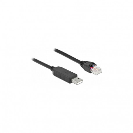 "Delock Serielles Anschlusskabel mit FTDI Chipsatz, USB 2.0 Typ-A Stecker zu RS-232 RJ45 Stecker 25 