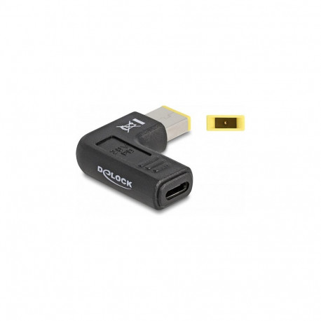 "Adapter für Notebook Ladekabel USB Type-C™ Buchse zu Lenovo 11,0 x 4,5 mm Stecker 90° gewinkelt"