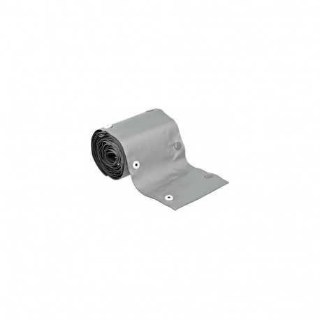 "Delock Kabelschutzschlauch mit Knopfverschluss hitzebeständig 2 m x 20 mm grau / schwarz"