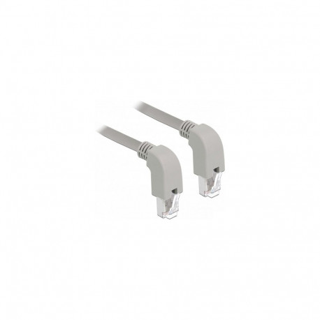 Delock RJ45 Cat.6 S/FTP alla / alla nurgaga võrgukaabel 2 m