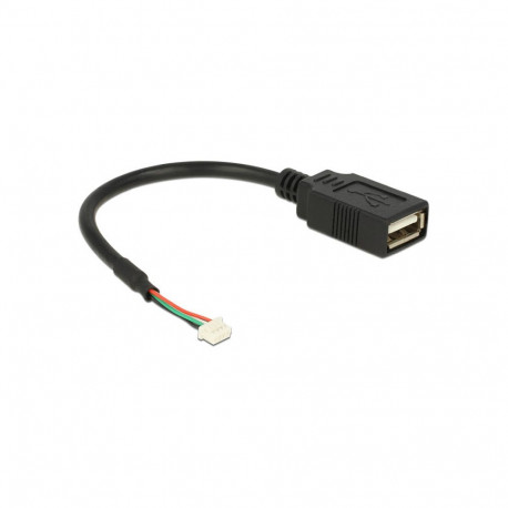 "Delock Kabel USB 2.0 Pfostenbuchse 1,25 mm 4 Pin > USB 2.0 Typ-A Buchse 15 cm"