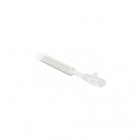 "Delock Kabelkanal Mini selbstschließend selbstklebend 10 x 10 mm - Länge 1 m weiß"