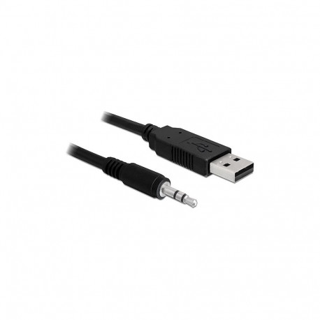 "Delock Konverter USB 2.0 Typ-A Stecker zu Seriell TTL 3,5 mm 3 Pin Klinke 1,8 m (5 V)"