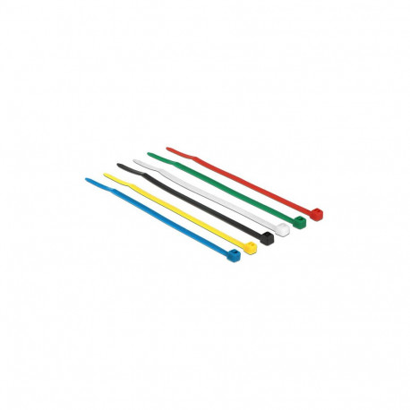 Värvilised kaablikinnitid L 100 x B 2,5mm, 100 tk