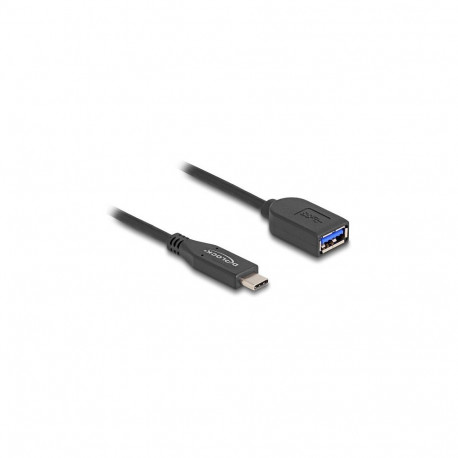 Delock USB 10 Gbps koaksiaalkaabel USB Type-C pistik - Type-A pesa 25 cm
