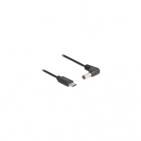 "Delock USB Type-C™ Stromkabel zu DC 5,5 x 2,1 mm Stecker gewinkelt 1,5 m"